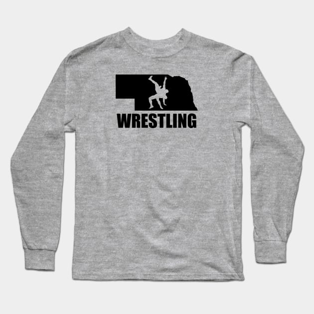 Nebraska Wrestling Long Sleeve T-Shirt by Ruiz Combat Grappling